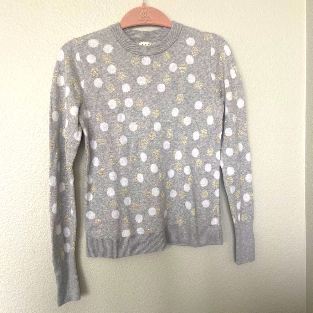Polka dot Light Grey Sweater